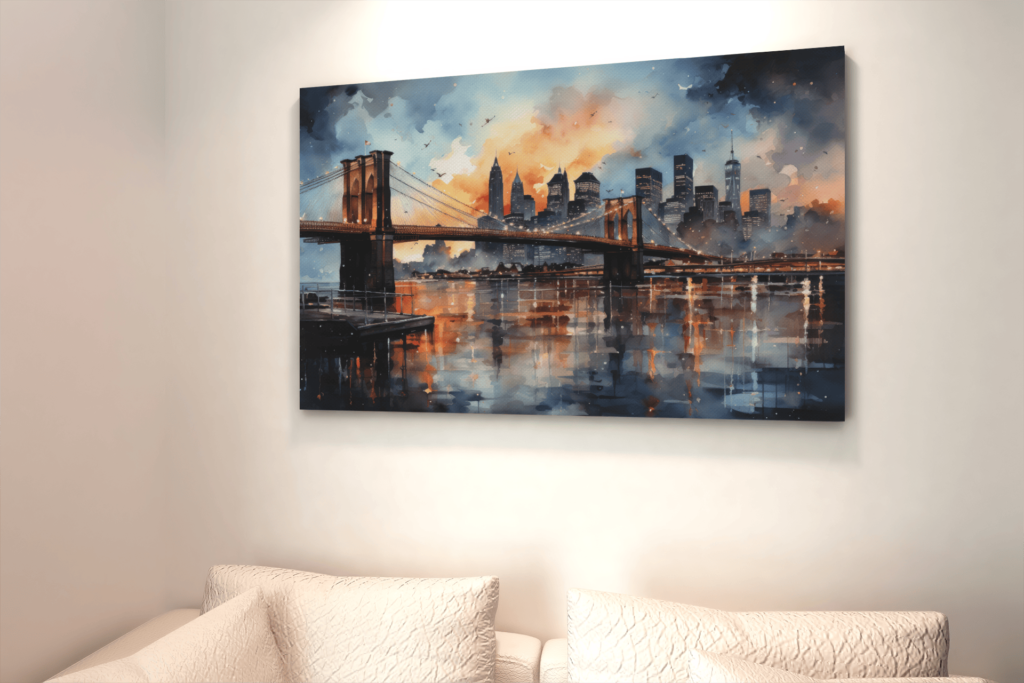 ALIVA 1071 new york abstract canvas schilderij d