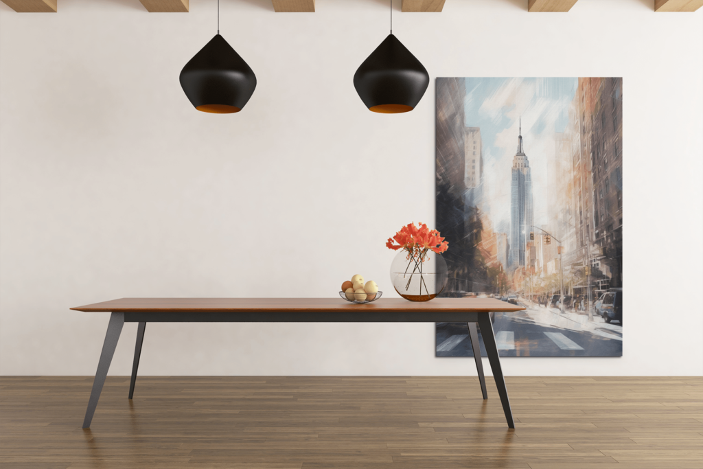 ALIVA 1095 canvas schilderij stad new york abstract e