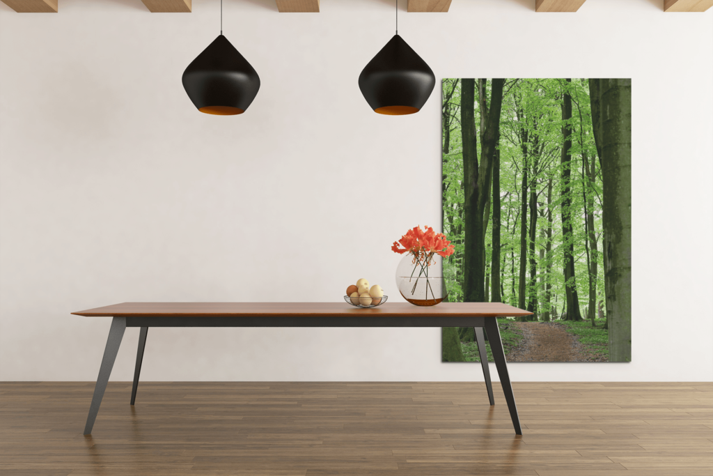 ALIVA 1101 binnen het groene bos naturr canvas schilderij e