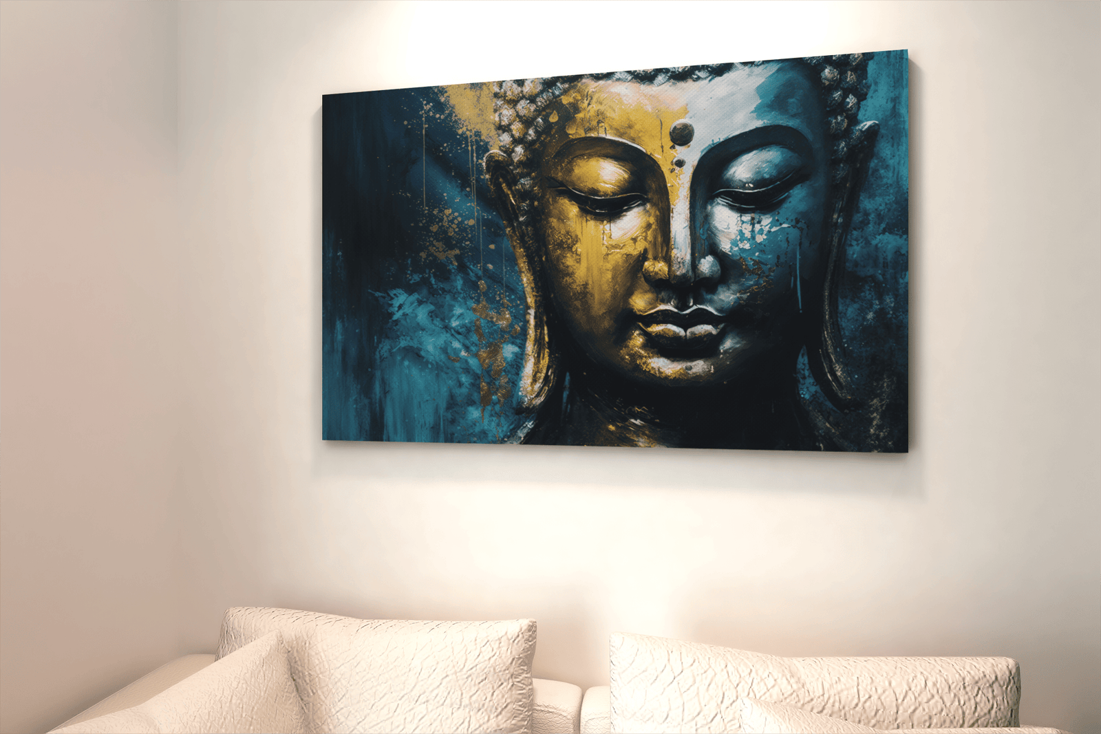 ALIVA 1132 canvas schilderij boeddha portret d