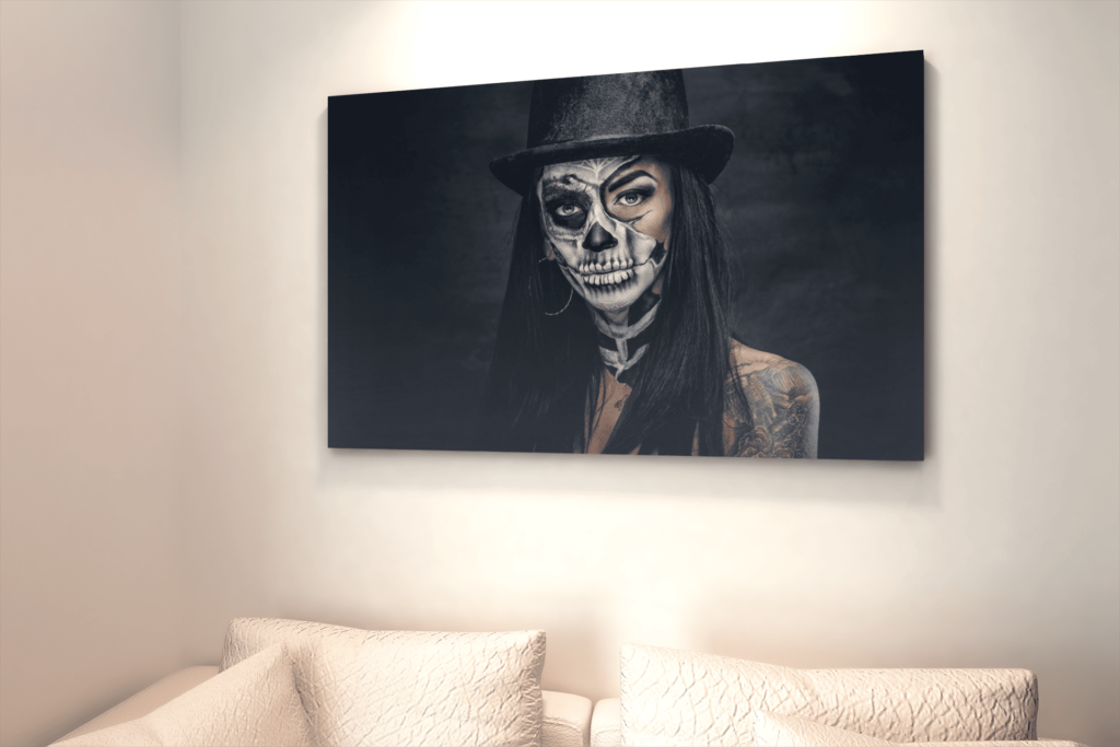 ALIVA 1144 foto op canvas vrouw met tatoeage c