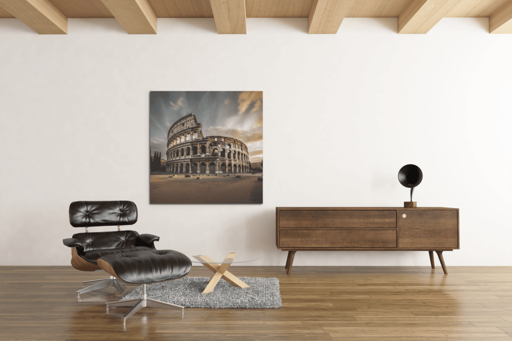 OEFE 1003 roma coliseum canvas schilderij d