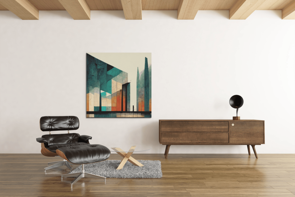 OEFE 1017 abstract kleuren canvas schilderij d