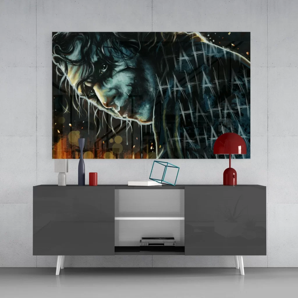 the joker glasschilderij ZDY 1001