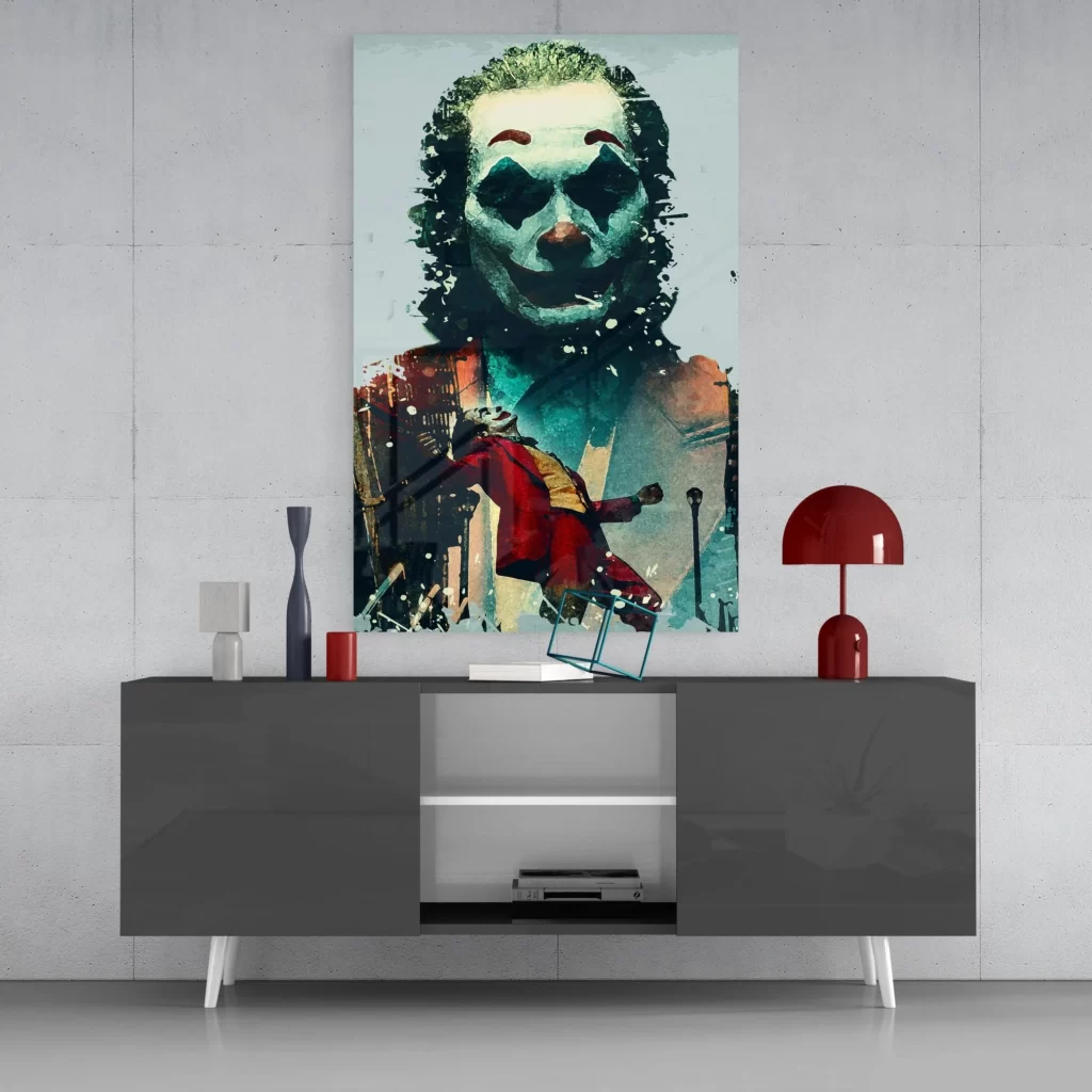 the joker glasschilderij ZDY 1030