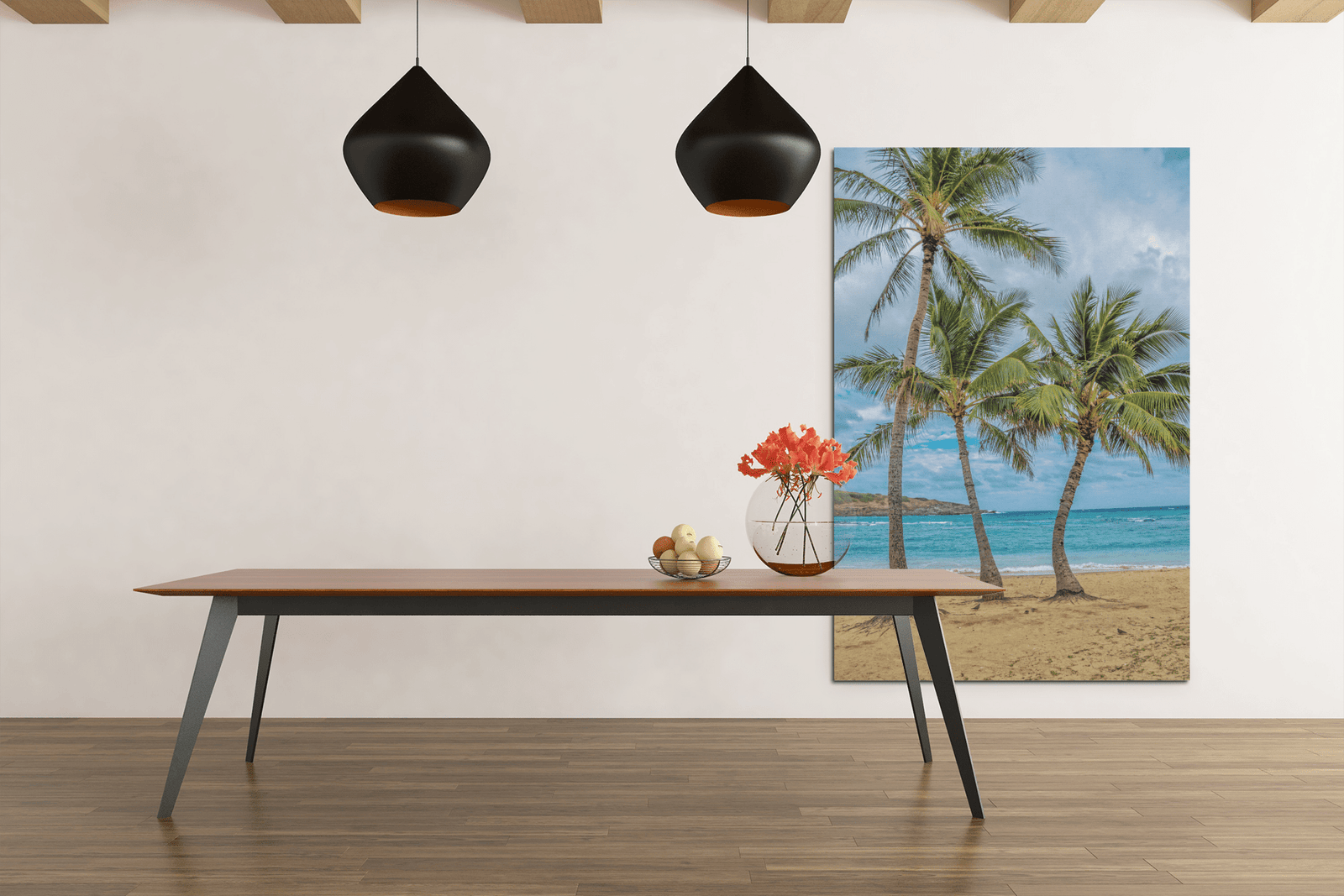 ALIVA 1210 palmbomen canvas schilderij rechthoek d min