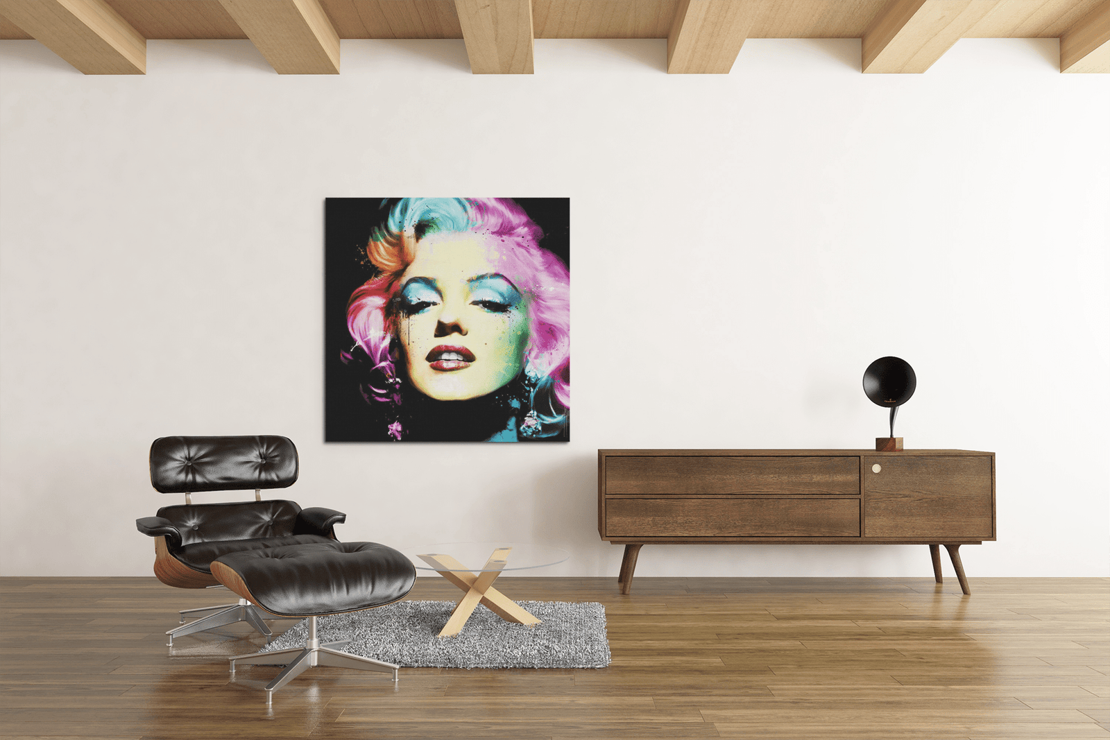 OEFE 1091 marilyn monroe canvas schilderij c