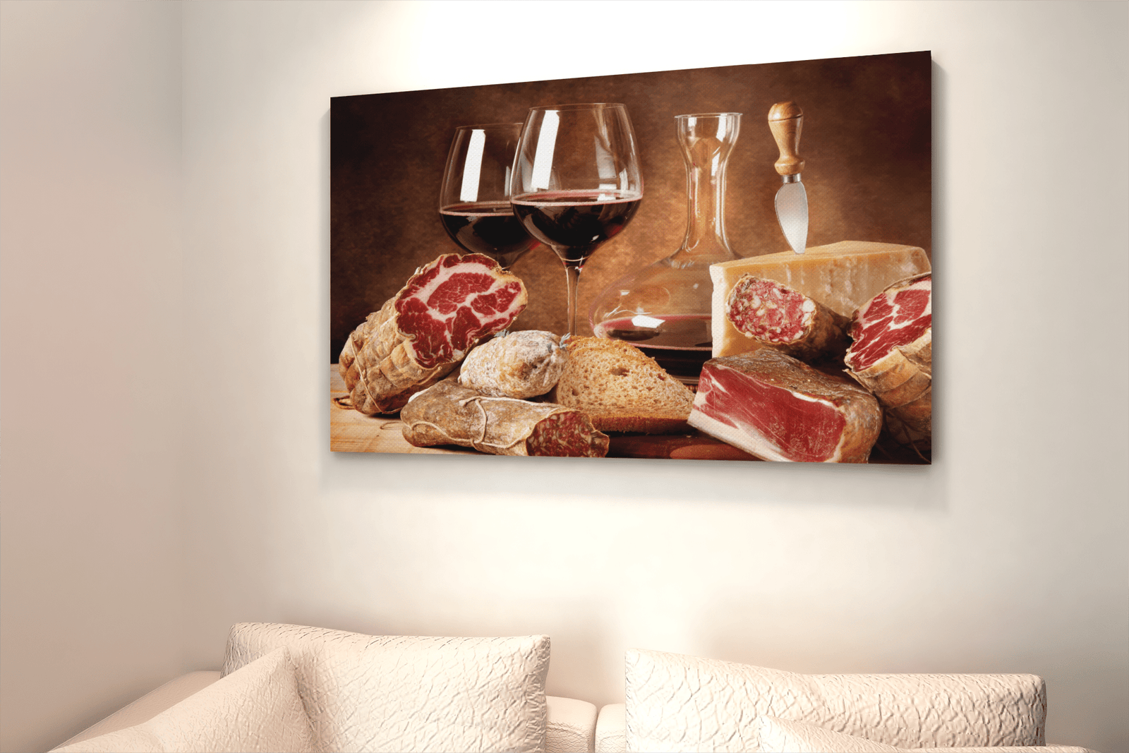 ALIVA 1247 rode wijn canvas schilderij c