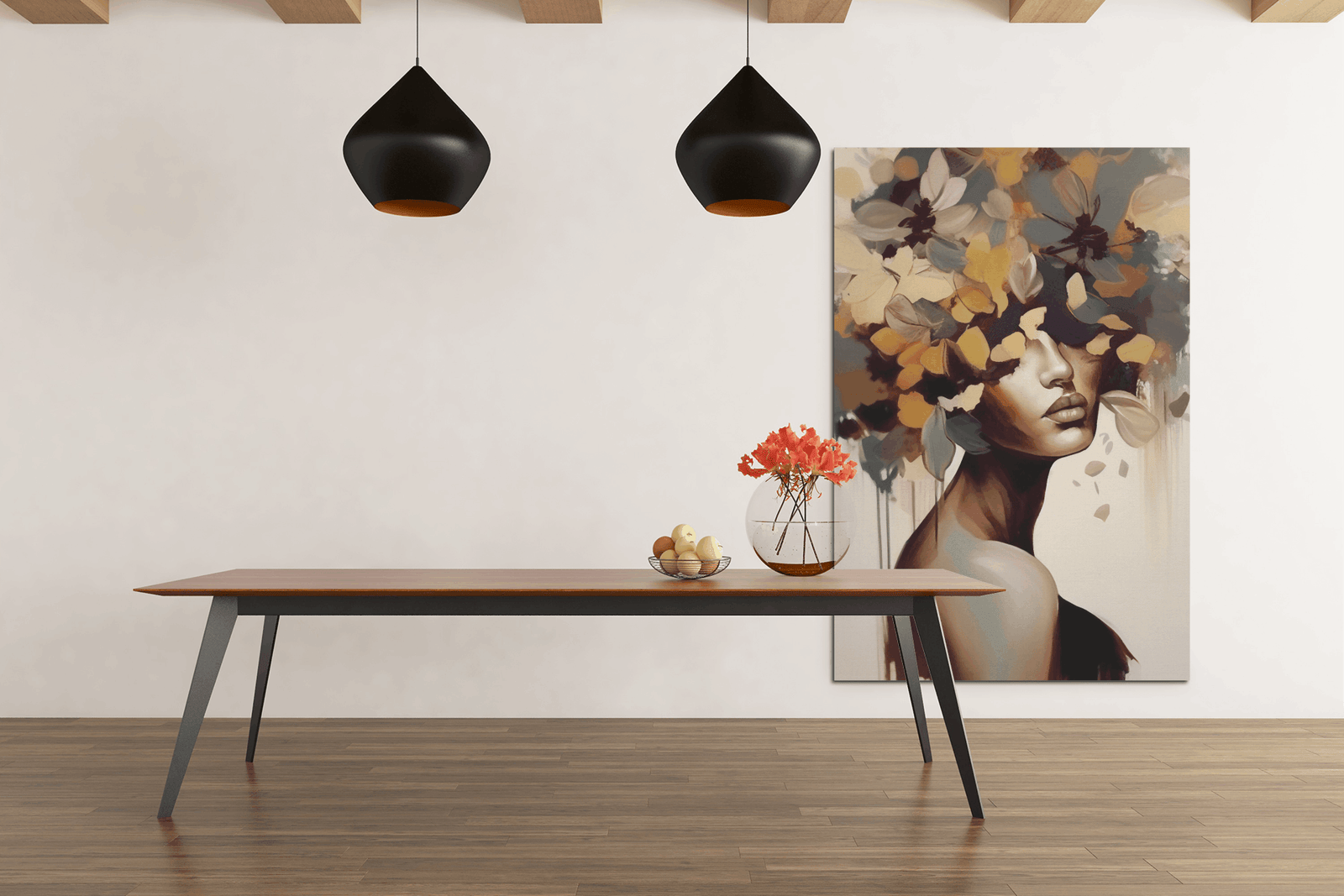 ALIVA 1265 kunst vrouw canvas schilderij a