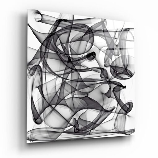 Complexiteit Abstract Glasschilderij