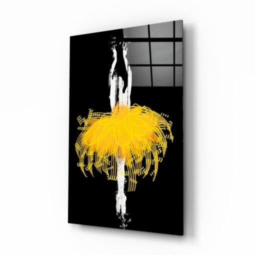 Ballerina | Abstract | Glasschilderij