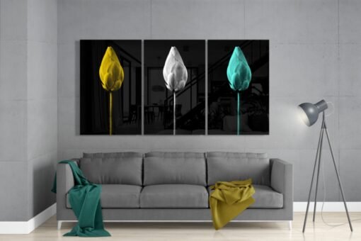 Bloemen Mega Glasschilderij
