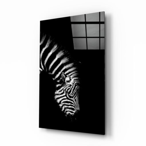 Zebra Glasschilderij