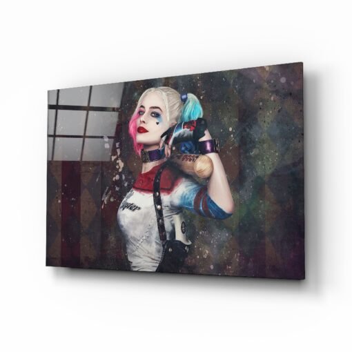 Harley Quinn | Glasschilderij