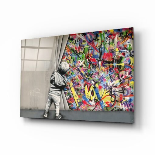 Banksy | Graffiti | Achter het gordijn