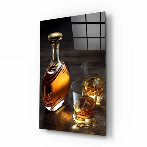 Whisky Glasschilderij