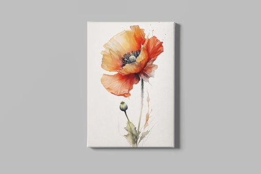 ALIVA 1059 aquarel bloem canvas schilderij