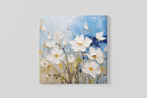 OEFE 1124 olieverf bloemen canvas schilderij a