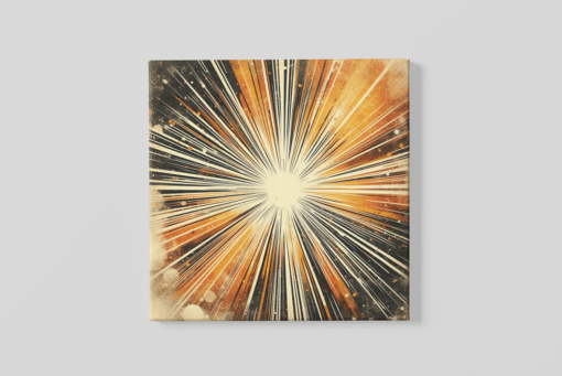 OEFE 1200 abstract diep canvas schilderij