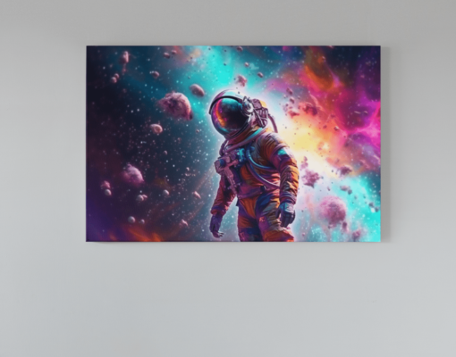 ALIVA 1300 astronaut canvas schilderij