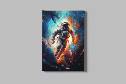 ALIVA 1301 astronaut canvas schilderij