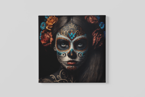 OEFE 1208 dia de los muertos canvas schilderij