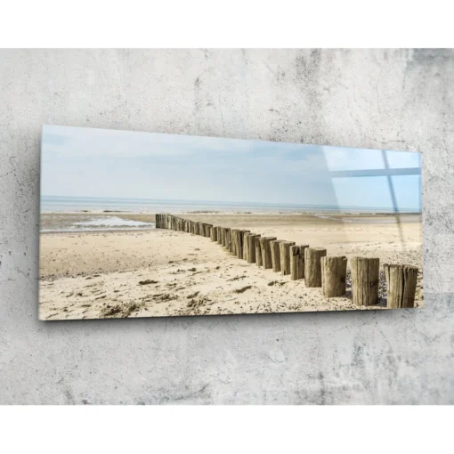 bgls 1053 het strand glasschilderij