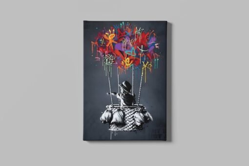 ALIVA 1419 graffiti balloon canvas schilderij 1 1