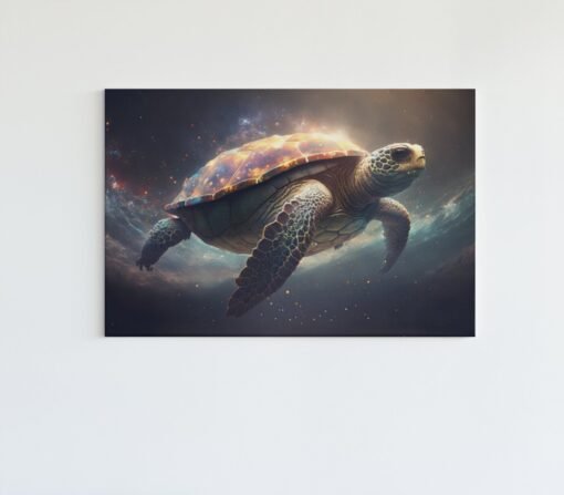 ALIVA 1440 zeeschildpad canvas schilderij