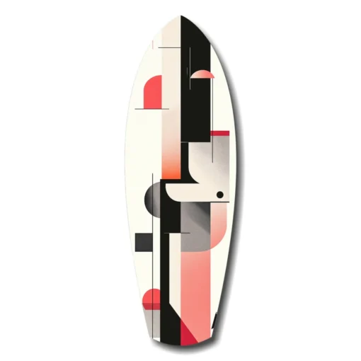 srf 1006 b moderne golf surfboard glasschilderij